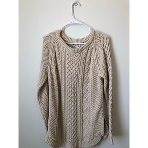 NWT! L.L.Bean Signature Fisherman Tunic Sweater.